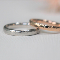 見せ合いながら作った結婚指輪のサムネイル